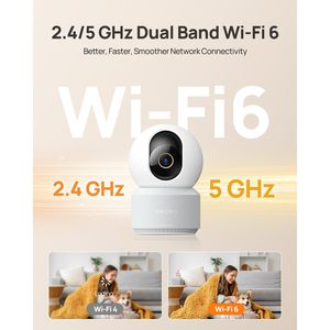 กล้องวงจรปิด Anona Pano 4K UHD สำหรับภายในบ้าน ดูแลสัตว์เลี้ยงและเด็ก หมุนได้ 360 องศา รองรับ Wi-Fi 6 แบบ Dual Band - Product Image 5