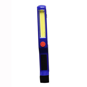 Outdoor Pocket Pen Shaped Magnetic Flashlight with COB Working Light