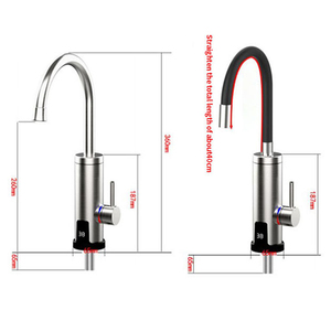 Vòi Nước Nóng Lạnh Yuson 3338-50, Bằng Thép Không Gỉ, Vòi Nước Nóng Lạnh Tức Thì - Product Image 2