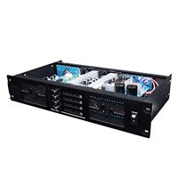 Amplificateur de puissance numérique professionnel 4 canaux 4*450W Haute qualité 2U pour applications scéniques Impédance 4 Ohms Boîtier métallique