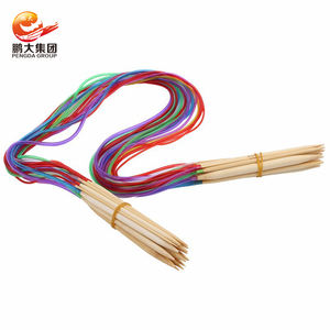 Jeu <span class=keywords><strong>d</strong></span>'<span class=keywords><strong>aiguilles</strong></span> à tricoter Durable, outils de bricolage en bois, bambou, à tricoter à la main, vente en gros - Product Image 2