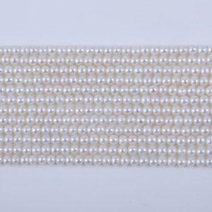 Cuentas Redondas Planas de Imitación de Perla Dorada de 3-3.5mm de Zhuji, Perlas de Agua Dulce Naturales, Cuentas Sueltas para Hacer Collares y Pulseras - Product Image 2