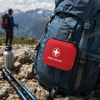 Trousse de Premiers Secours Portable 24 Pièces en EVA et PU pour Maison, Voiture, Camping, Voyage - Vente en Gros - Approvisionnement Direct Usine
