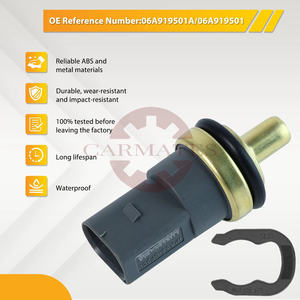 Sensor de temperatura del refrigerante del motor 06A919501A sin junta tórica para Audi A3 A4 A5 A6 VW GOLF <span class=keywords><strong>Seat</strong></span> Skoda 06A919501 06A 919 501A 06A 919 501 - Product Image 4