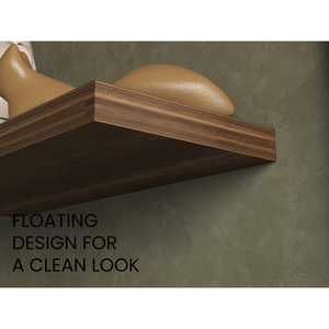 <b>Floating</b> Shelf Dallas Caramel Living Room <b>Wall</b> Display Shelves - Product Image 3