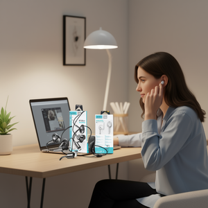 Auriculares Inalámbricos Ansty E-065 Tipo C TWS con Cancelación de Ruido, Control Táctil, 1.2M de Longitud, con Micrófono y Sonido Estéreo - Product Image 2