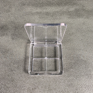 Commercio all'ingrosso <span class=keywords><strong>In</strong></span> magazzino 4 scomparti ombretto <span class=keywords><strong>trasparente</strong></span> fard <span class=keywords><strong>polvere</strong></span> custodia 5G portatile vuoto ricambio compatto - Product Image 4