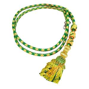 Cinturón Pectoral Litúrgico con Borlas para Obispos, Sacerdotes, Ceremonia Eclesiástica, Cinturón Pectoral Verde y Dorado para Cruz - Product Image 5