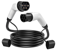 Câble de charge EV 5M TPU 1 Phase Type 2 62196 IEC 32A Mode 3, câble de charge pour voiture électrique AC, pour remplacement/réparation