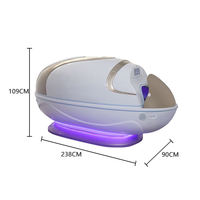 Capsule de beauté blanchissante premium pour tout le corps, sauna à l'ozone avec relaxation profonde