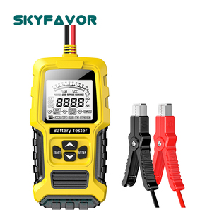 Probador automático de batería de ciclo profundo sin mantenimiento Universal 12V 24V batería de plomo ácido CCA Analizador de probador de resistencia interna - Product Image 3