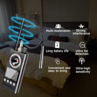 Détecteur de caméra cachée à signal RF haute sensibilité à bande complète professionnel pour traqueur GPS, détecteur anti-espion, détecteur de caméra