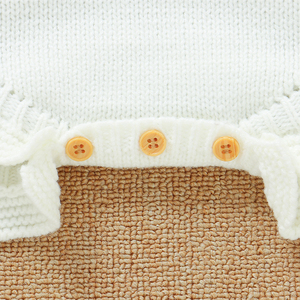 Mimixiong OEKO-TEX enfant en bas âge bébé bébé tricoté vêtements à la main nœud papillon jarretelle doux décontracté barboteuse Onesie tricots combinaison - Product Image 5