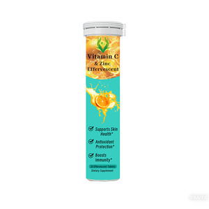 Tabletas Efervescentes de Vitamina C OEM ODM, Favorecen la Salud de la Piel, Protección Antioxidante, Refuerzan la Inmunidad, Contienen Zinc - Product Image 1