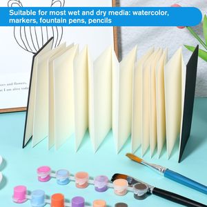 Hardcover A5 Artist Manufacturer Foldable Sketchbook Watercolor Art Drawing <b>Book</b> - Product Image 4