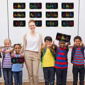 Colorful Alphabet Wall Decorations DIY <strong>Number</strong> <strong>Posters</strong> for Kindergarten Educational Classroom Decoration for Children - Product Image 6