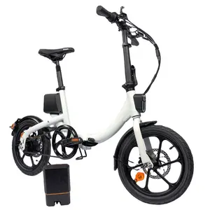 Dogebos Nieuw Ontwerp 2023 Hot Sale Mini Size 250W Opvouwbare Elektrische Fiets Europa Magazijn Opvouwbare Elektrische Fiets Voor Volwassenen