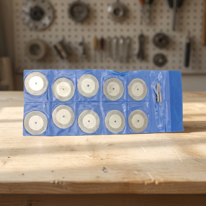 Ensemble de disques de découpe diamantés avec mandrins pour le verre, la pierre, la céramique, le meulage et la fabrication de bijoux |    GS49A - Product Image 2