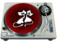 Tapis de platine vinyle personnalisé 12 pouces, tapis pour lecteur de disques vinyles, feutre antistatique