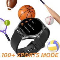 Reloj Inteligente Impermeable, Monitor de Actividad Física y Deportiva, Pulsera con Llamadas Bluetooth, Control por Aplicación, Reloj Inteligente Redondo al por Mayor para Mujeres