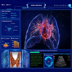 Detector de Salud con IA, Analizador Corporal OEAI G7 con Indicador Visual, Informe y Soporte Multilingüe - Product Image 2