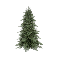 Hochwertiger 2,13m Stehender Künstlicher Weihnachtsbaum PE+PVC Gemischt Realistisch Vollbewässerter Baum für Feiertagsdekoration