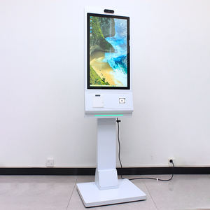 ตู้คีออสก์บริการตนเองขนาด 32 นิ้ว หน้าจอสัมผัส PCAP พร้อมกล้องหน้า เครื่องสแกนบาร์โค้ด เครื่องพิมพ์ความร้อน เครื่องอ่านบัตร NFC สำหรับ<span class=keywords><strong>ร้าน</strong></span>ค้า - Product Image 2