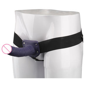 Tragbarer Penis riemen auf hohlem Dildo Soft Matt PU Hochwertiger Nylon Dildo PVC Harness Gürtel Sexspielzeug für Frauen - Product Image 5