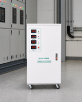 Stabilisateur de tension triphasé haute puissance 40 kVA 380 V, régulateur automatique avec fonction de protection complète pour équipement de production