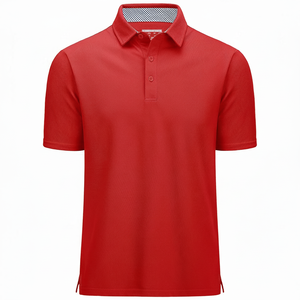 Polos de algodón 100% hechos en Pakistán para hombre/uso de verano, polos informales de algodón de manga corta de gran tamaño para hombre de Color sólido - Product Image 1