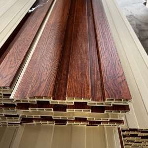 Décoration murale intérieure panneau <span class=keywords><strong>de</strong></span> tête <span class=keywords><strong>de</strong></span> <span class=keywords><strong>lit</strong></span> imperméable ignifuge panneaux muraux en Wpc décoration intérieure <span class=keywords><strong>de</strong></span> la maison mur en PVC Wpc - Product Image 3