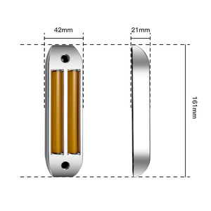 En stock nouveau modèle 12-24V 4 fils voyants latéraux haute faible luminosité Flash Chrome marquage pour remorques <span class=keywords><strong>de</strong></span> camion - Product Image 5