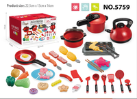 Ensemble de cuisine électrique pour enfants en gros avec lumière et musique, cuisinière à induction de simulation, appareil électroménager, ensemble de jouets d'imitation
