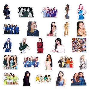 50 Uds. Venta directa de fábrica, pegatinas decorativas de estrellas de alta calidad, pegatina coreana Kpop Girl Group <span class=keywords><strong>Mamamoo</strong></span> - Product Image 4