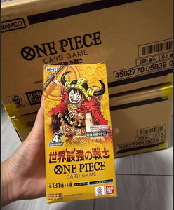 Version japonaise originale One-Pieced 4th Anniversary Booster Box OP17 World's Strongest Fighter Trading Cards Game - Product Image 1