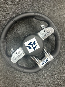 Volant modifié amélioré pour Mercedes Benz <span class=keywords><strong>AMG</strong></span> W213 W211 W204 W205 C63 W253 C118 avec palettes de changement de vitesse - Product Image 2