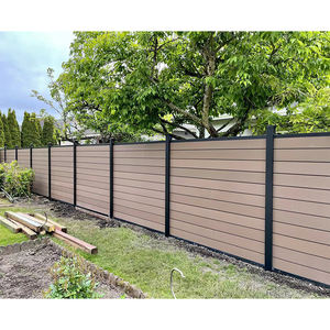 Recinzione composita del WPC del pannello di recinzione di plastica di legno del giardino di Zaun del WPC all'aperto - Product Image 3