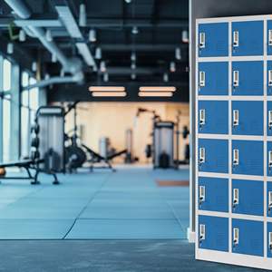 خزانة فولاذية 18 حجرة لمدرسة صالة الألعاب الرياضية حل تخزين - Product Image 5