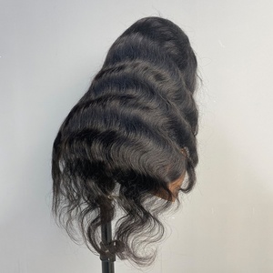 Perruques en cheveux humains HD pré-épilées Full Lace pour femmes noires, Perruques Lace Front 13X6 13X4 en cheveux humains brésiliens, Perruques Lace Frontal 360 - Product Image 2