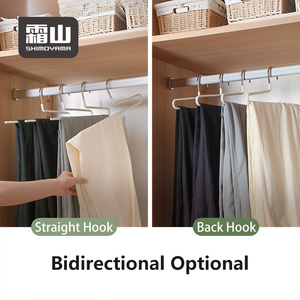 Shimoyama nhiệm vụ nặng nề mở đã kết thúc dễ dàng trượt Chrome quần móc cơ bản quần slack móc dễ dàng trượt tổ chức - Product Image 3