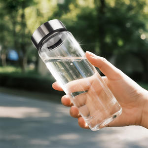 Bouteille d'eau de 500 ml à large ouverture, anti-fuite, personnalisée, en borosilicate résistant à la chaleur, design sportif, lavable au lave-vaisselle, gobelet à thé - Product Image 4