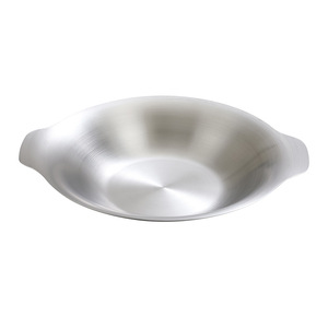 Stainless Steel Double Eared Dry Pot For Crayfish Sichuan Hunan Cuisine Barbecue Sauerkraut Fish Soup 30cm Durable Hand Wash - Product Image 3