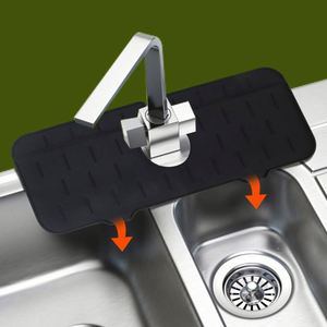 Tapis en silicone personnalisé avec logo, anti-éclaboussures pour robinet d'évier de cuisine, imperméable et absorbant l'eau - Product Image 2
