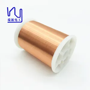 Bobina de cobre esmaltada 0.02mm, auto-adesivo, alta qualidade, fina, redonda, fio de enrolamento de bobina de voz