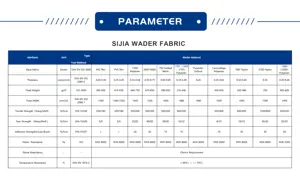 Yağmurluk için 210T/190T PVC kaplı kumaş tarps/önlük/sığ ter emme balıkçılık takım elbise/koruyucu kıyafet su geçirmez