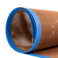 Vente en gros d'entonnoir à courroie en PTFE Bande transporteuse à mailles de four Produit à mailles en fibre de verre de qualité supérieure