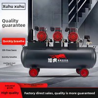 Xuhu 220V Compresseur de pompe à air à vis sans huile Petit gonfleur silencieux pour le travail du bois et la peinture pour un usage domestique