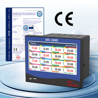 Enregistreur de données sans papier industriel à écran tactile 1-32 canaux, moniteur d'acquisition de données, enregistreur de données avec USB/RS485/Ethernet