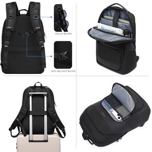 Ozuko 9847 College Students Sac à dos de travail approuvé par la compagnie aérienne pour <span class=keywords><strong>ordinateur</strong></span> de <span class=keywords><strong>17</strong></span> <span class=keywords><strong>pouces</strong></span> pour hommes et femmes - Product Image 4