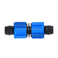 Connecteurs de tuyaux goutte-à-goutte en LDPE de 16 mm de haute qualité, raccords et connecteurs d'irrigation